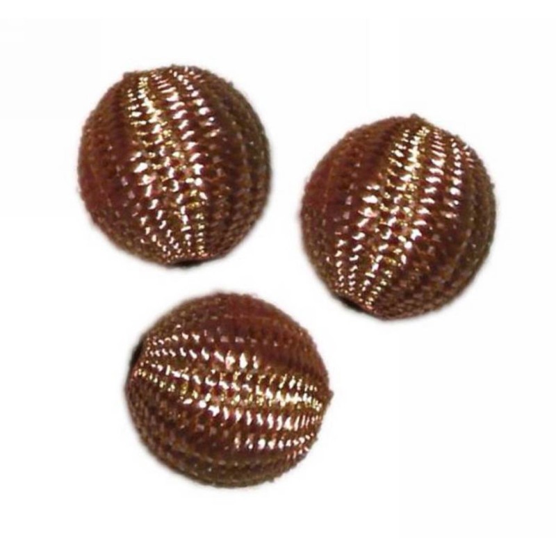 Kostibas 3870-101S1, Χάντρες, Πλεκτό, Σομόν, 25τμχ