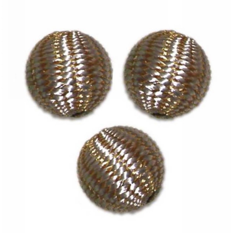 Kostibas 3870-101E, Χάντρες, Πλεκτό, Εκρού, 25τμχ