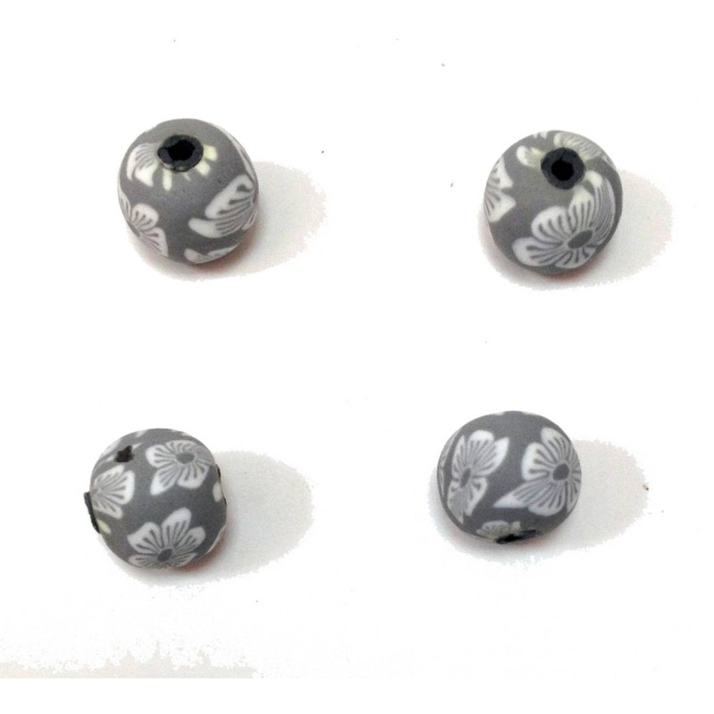 Kostibas 3842-105G, Χάντρες, Φίμο, Γκρι