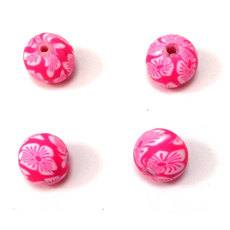 Kostibas 3842-105F, Χάντρες, Φίμο, Φούξια