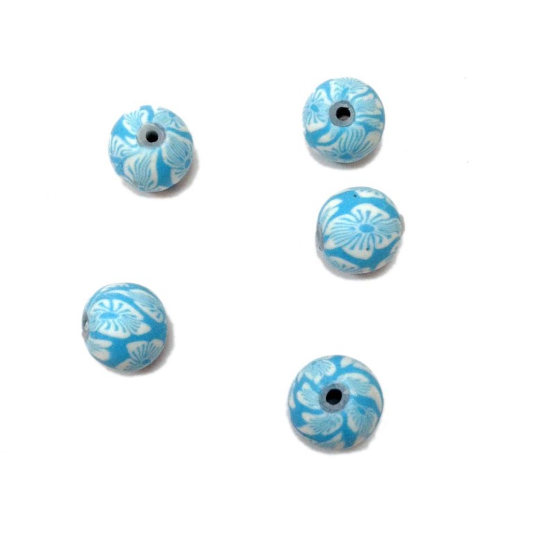 Kostibas 3842-105C1, Χάντρες, Φίμο, Γαλάζιο