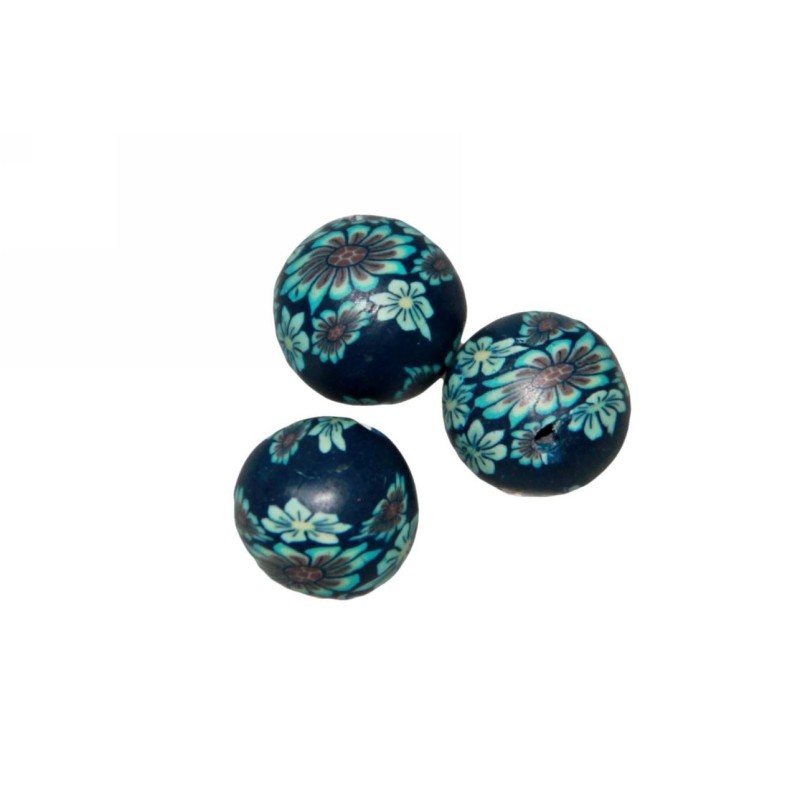 Kostibas 3842-104B, Χάντρες, Φίμο, Μπλε