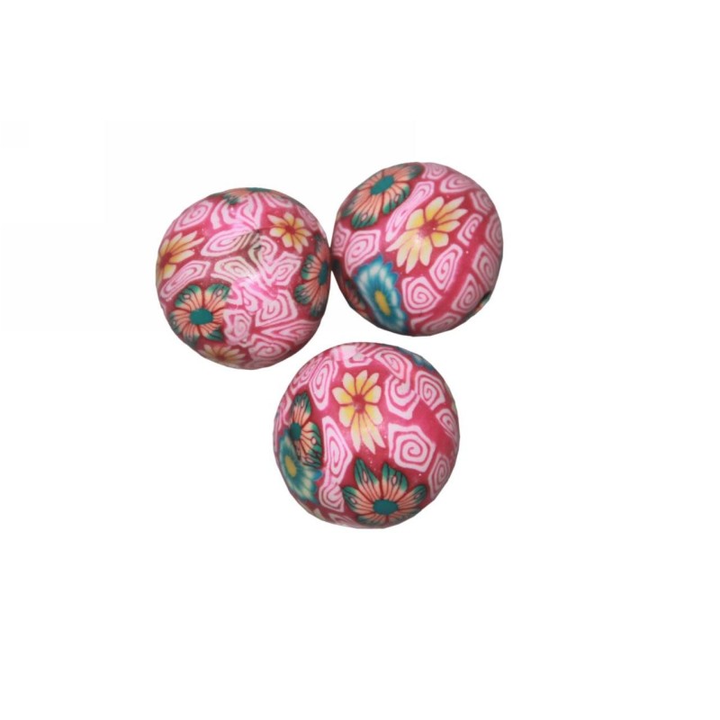 Kostibas 3842-102R, Χάντρες, Φίμο, Ροζ