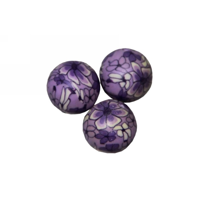 Kostibas 3842-102J1, Χάντρες, Φίμο, Λιλά