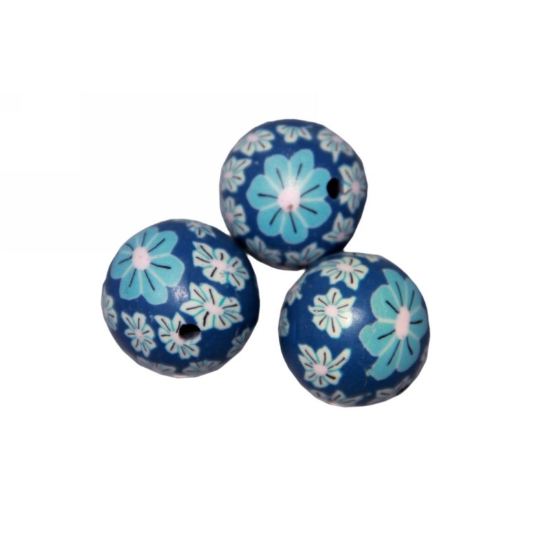 Kostibas 3842-102B, Χάντρες, Φίμο, Μπλε