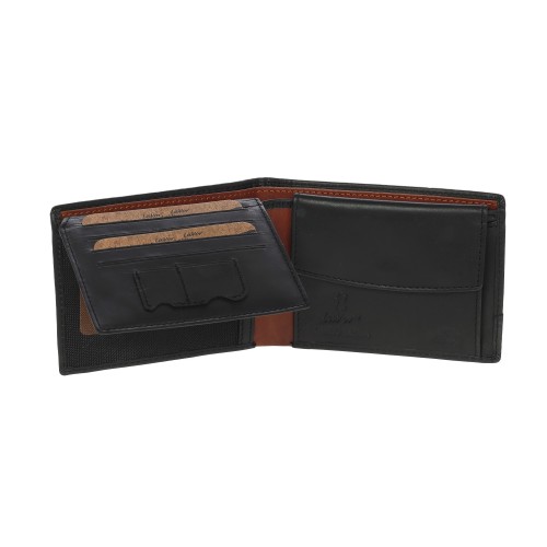 Lavor 1-5648Ν, Πορτοφόλι, Δερμάτινο, Μαύρο