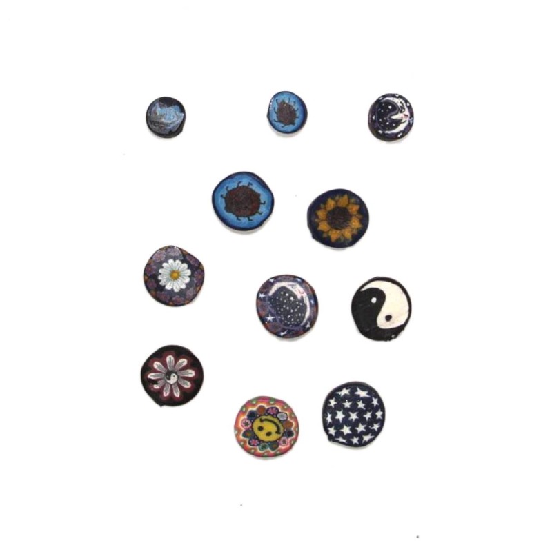 Kostibas 3842-003A, Χάντρες, Φίμο, Πολύχρωμο