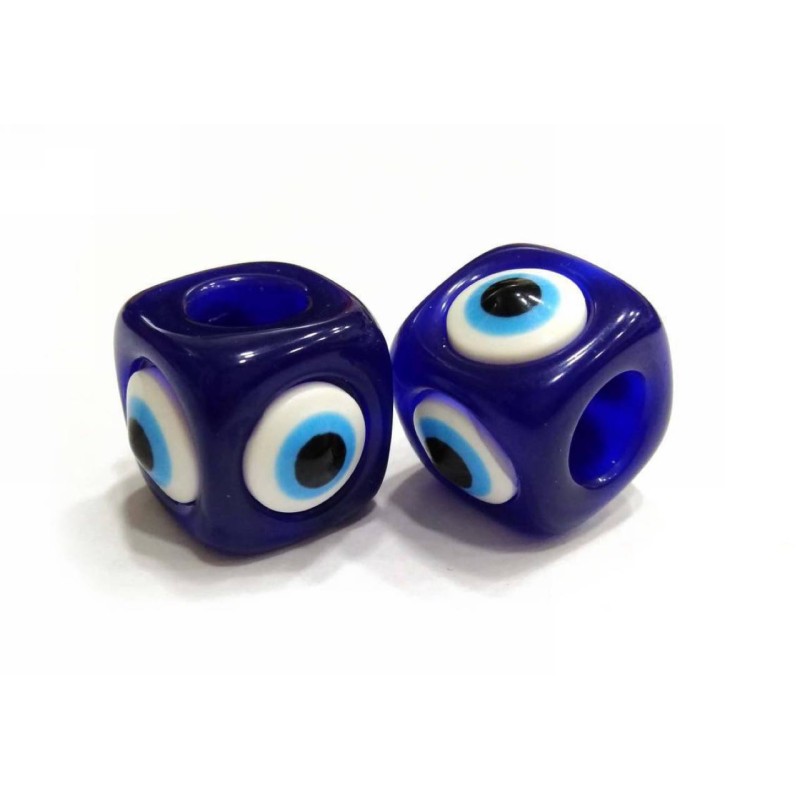 Kostibas 3829-040T, Χάντρες, Γυαλί, Μάτι, Μπλε