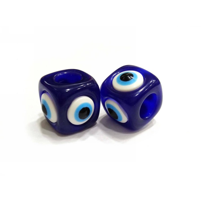 Kostibas 3829-040P, Χάντρες, Γυαλί, Μάτι, Μπλε