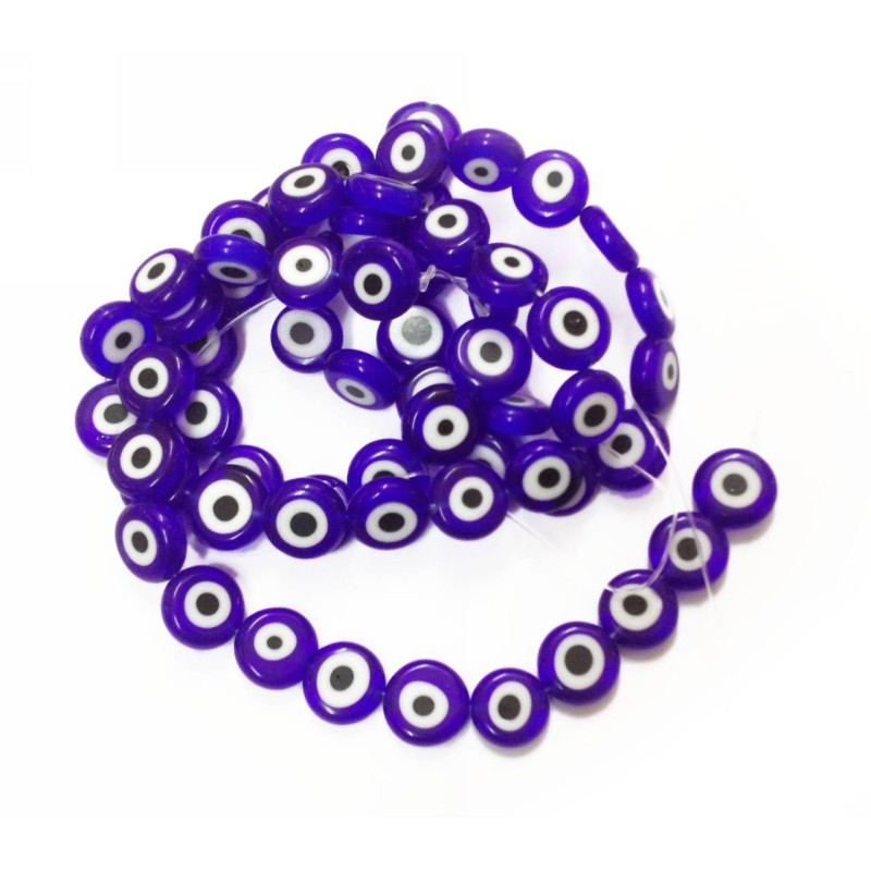 Kostibas 3829-020JB, Χάντρες, Γυαλί, Μπλε, 38τμχ