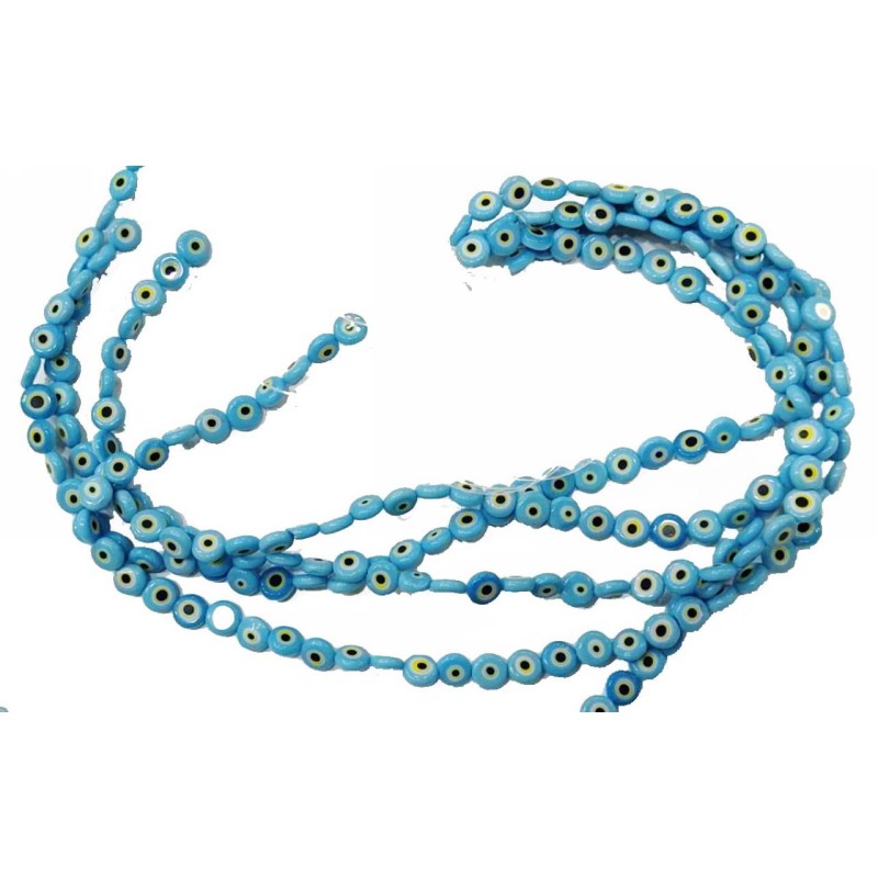 Kostibas 3829-020HO, Χάντρες, Γυαλί, Τιρκουάζ, 48τμχ