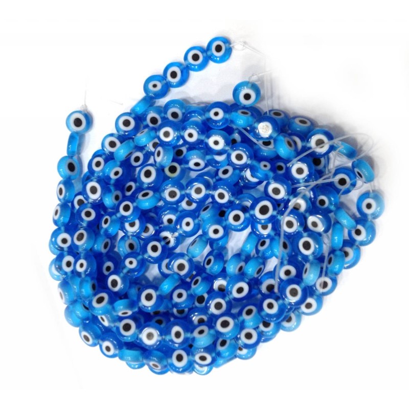 Kostibas 3829-020HC, Χάντρες, Γυαλί, Γαλάζιο, 48τμχ