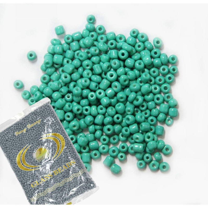 Kostibas 3828-211P2, Χάντρες, Γυαλί, Πράσινο, 5000τμχ