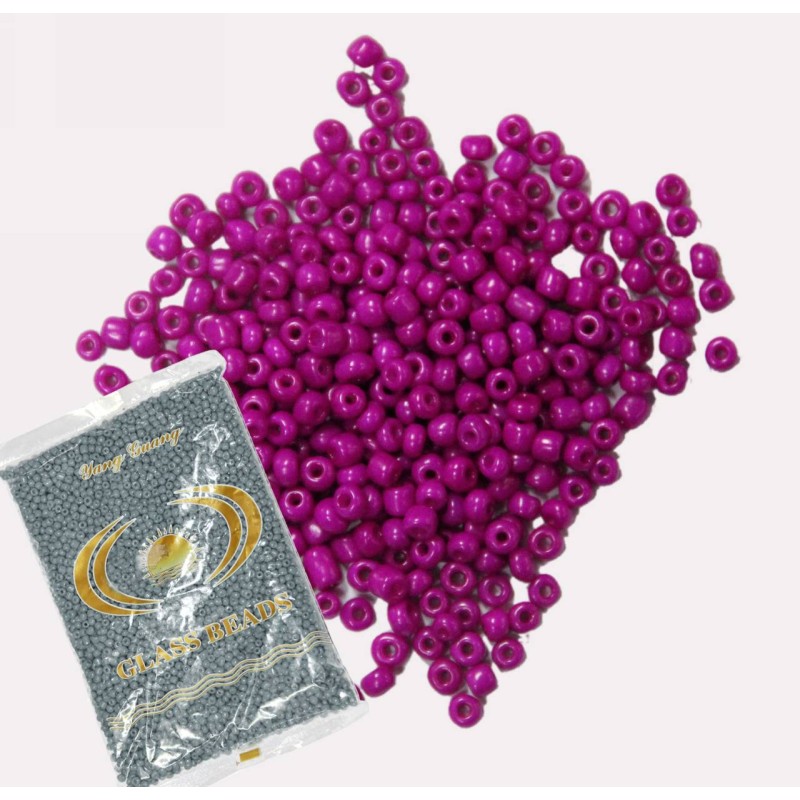 Kostibas 3828-211F, Χάντρες, Γυαλί, Φούξια, 5000τμχ