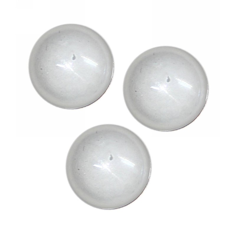 Kostibas 3828-205, Χάντρες, Καμπουσόν, Λευκό, 100τμχ