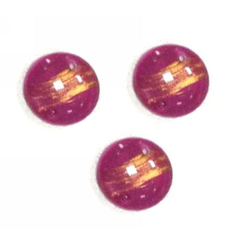 Kostibas 3828-027F, Χάντρες, Γυαλί, Φούξια, 25τμχ