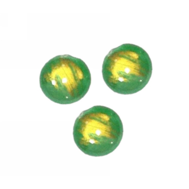 Kostibas 3828-026P, Χάντρες, Γυαλί, Πράσινο, 25τμχ