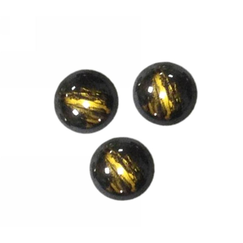 Kostibas 3828-026M, Χάντρες, Γυαλί, Μαύρο, 25τμχ