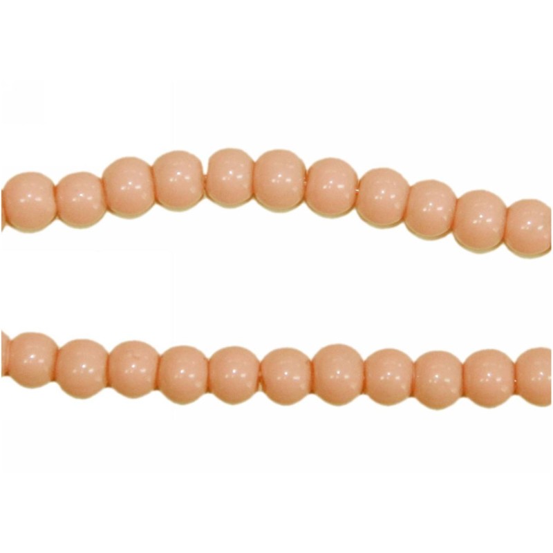 Kostibas 3828-010JS, Χάντρες, Γυαλί, Σομόν, 85τμχ