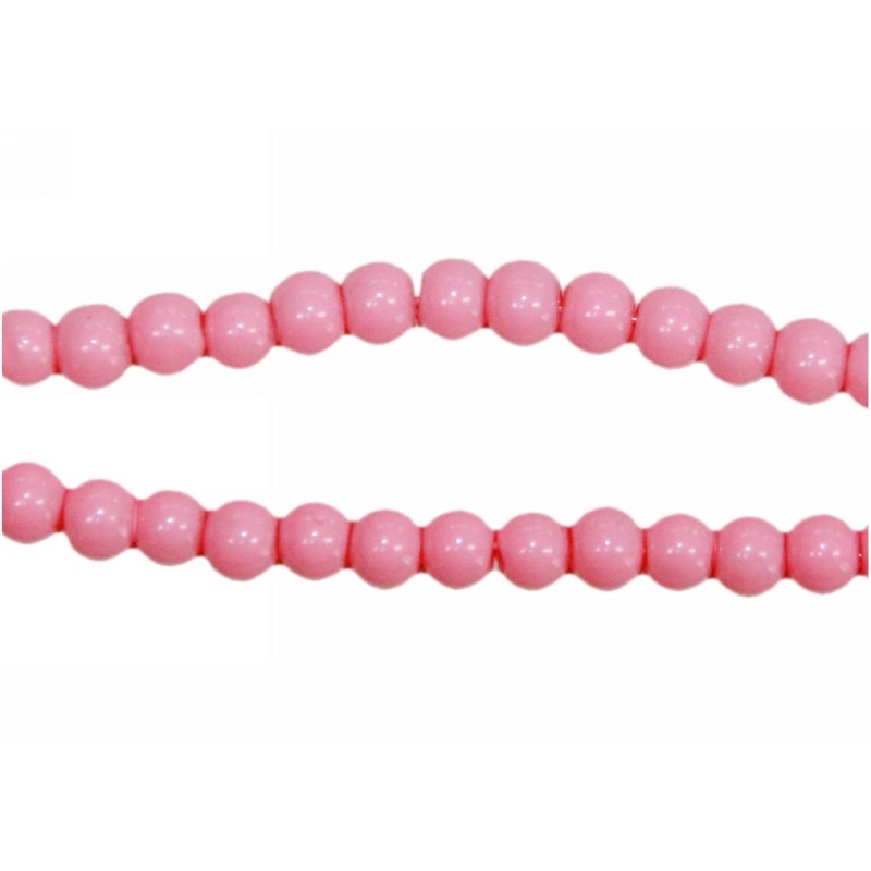 Kostibas 3828-010JR, Χάντρες, Γυαλί, Ροζ, 85τμχ