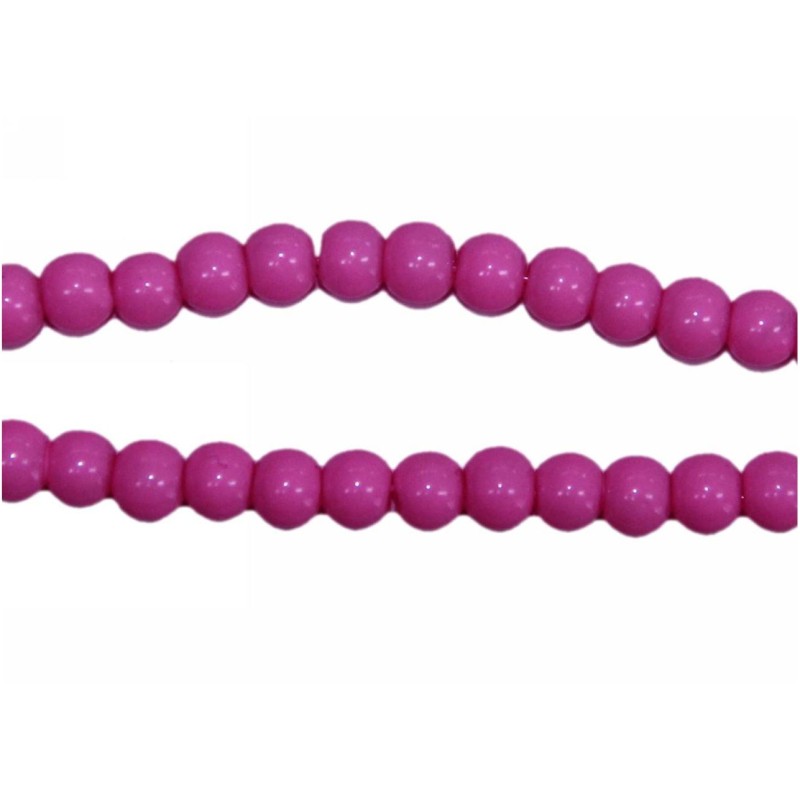 Kostibas 3828-010JF, Χάντρες, Γυαλί, Φούξια, 85τμχ