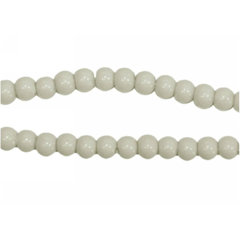 Kostibas 3828-010JE, Χάντρες, Γυαλί, Εκρού, 85τμχ