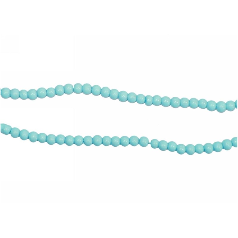 Kostibas 3828-010DT, Χάντρες, Γυαλί, Τιρκουάζ, 210τμχ