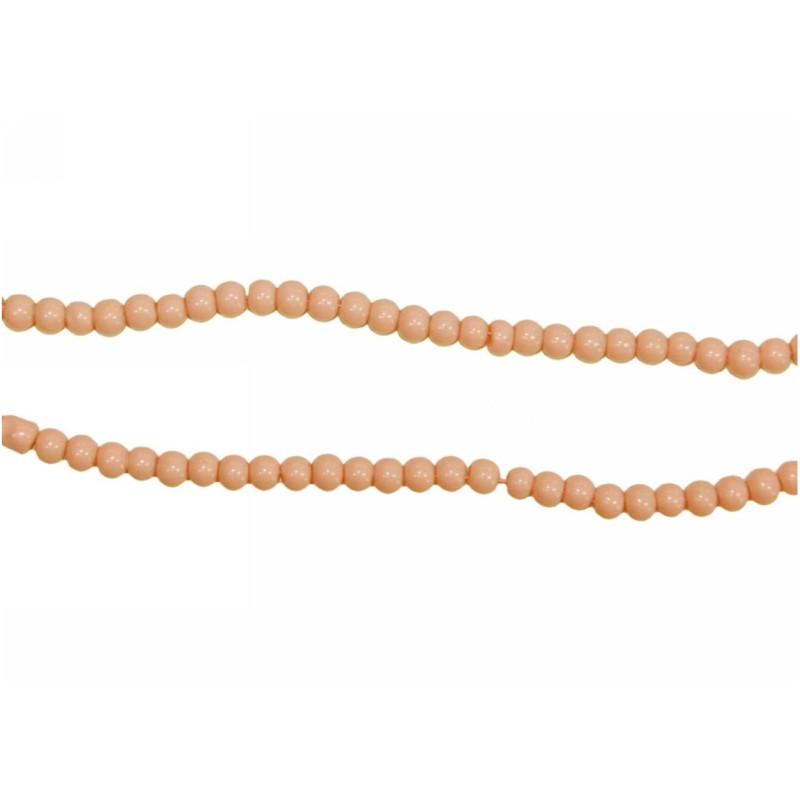 Kostibas 3828-010DS, Χάντρες, Γυαλί, Σομόν, 210τμχ