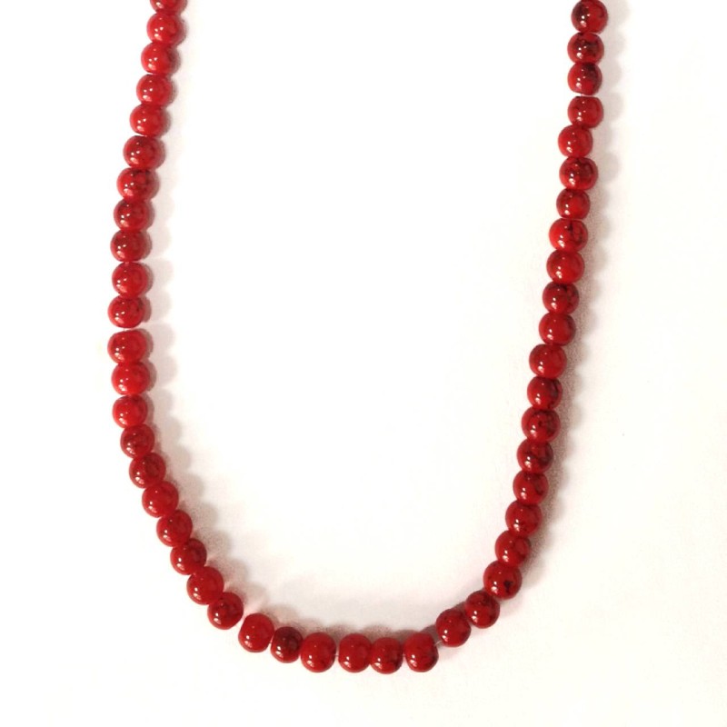 Kostibas 3828-004A, Χάντρες, Γυαλί, Κοραλί