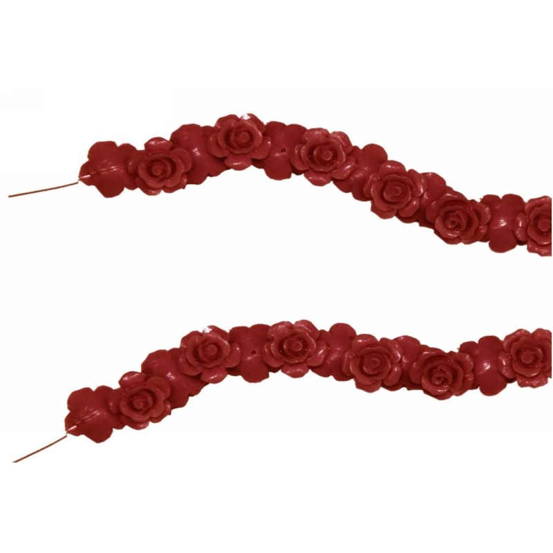 Kostibas 3827-001LU, Χάντρες, Πλαστικό, Κόκκινο, 40τμχ