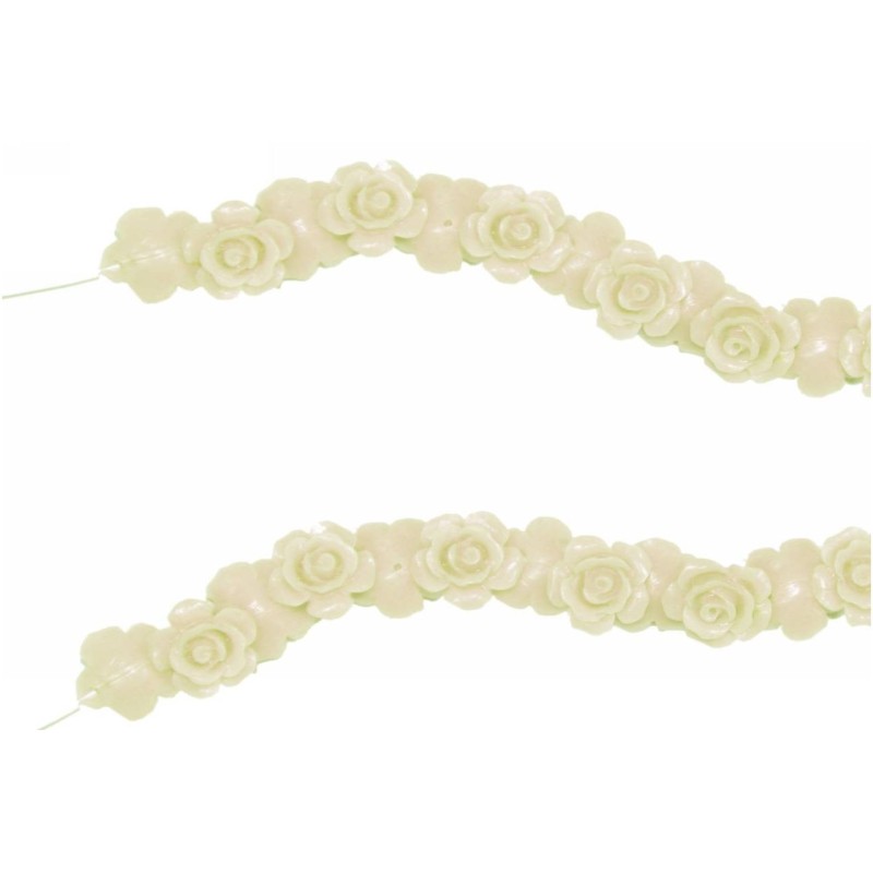 Kostibas 3827-001LE, Χάντρες, Πλαστικό, Εκρού, 40τμχ