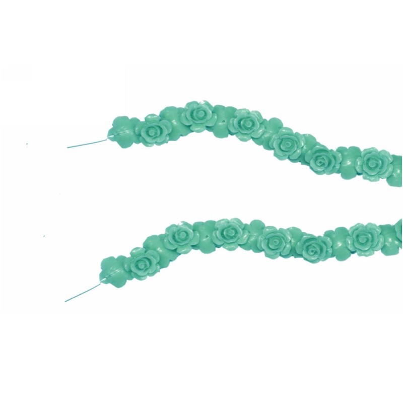 Kostibas 3827-001JT, Χάντρες, Πλαστικό, Τιρκουάζ, 50τμχ