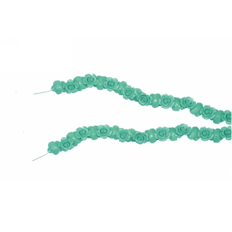 Kostibas 3827-001FT, Χάντρες, Πλαστικό, Τιρκουάζ, 50τμχ