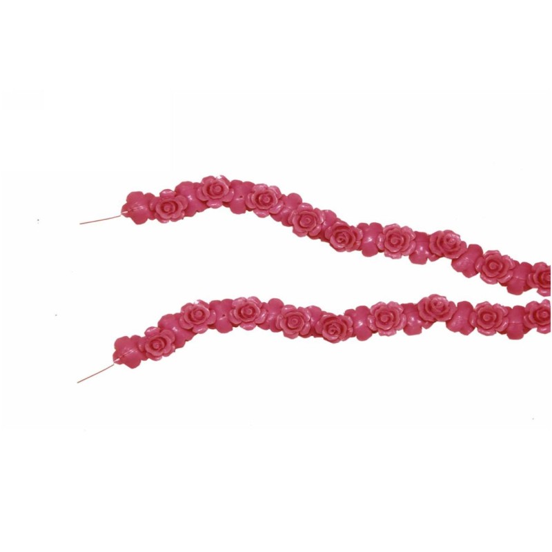 Kostibas 3827-001FR, Χάντρες, Πλαστικό, Ροζ, 50τμχ