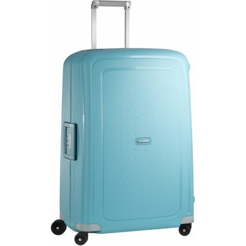 Samsonite S Cure 49308-1012 Spinner, Σκληρή, Μεγάλη, Γαλάζιο