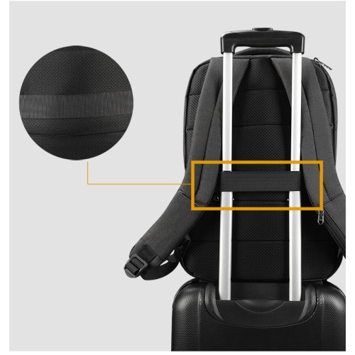 Tigernu T-B3622, Σακίδιο Πλάτης, Ύφασμα, Γκρι