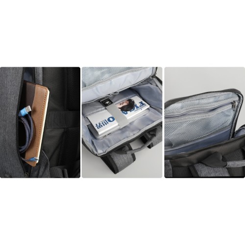 Tigernu T-B3385, Σακίδιο Πλάτης, Ύφασμα, Γκρι