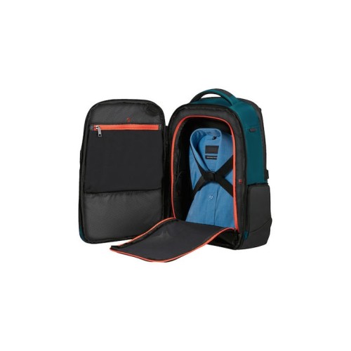 Samsonite 142144-1443 Biz2go, Σακίδιο Πλάτης, Ύφασμα, Μαύρο/Πετρόλ