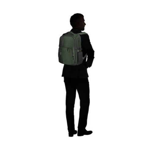 Samsonite 142144-1316 Biz2go, Σακίδιο Πλάτης, Ύφασμα, ΑΤΑΝ, Πράσινο