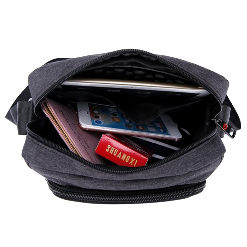 Tigernu T-L5105, Τσαντάκι Χιαστί, Αδιάβροχο Ύφασμα, Γκρι