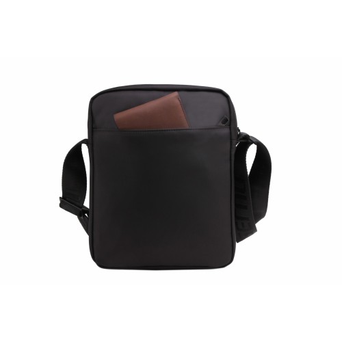 Tigernu T-L5108, Τσαντάκι Χιαστί, Αδιάβροχο Ύφασμα, Μαύρο