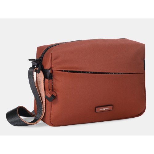 Hedgren HNOV02M-196 Nova Neutron, Γυναικεία Τσάντα Ώμου/Χιαστί, Πολυεστέρας, Κεραμιδί