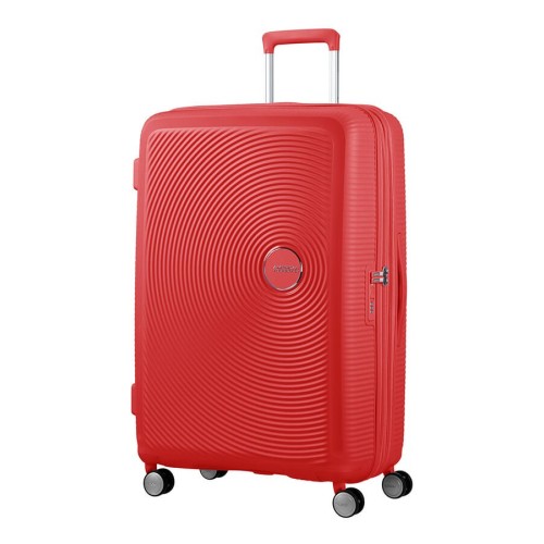 American Tourister Soundbox 88474 1226 Soundbox Coral Red, Σκληρή, Μεγάλη, Κόκκινο