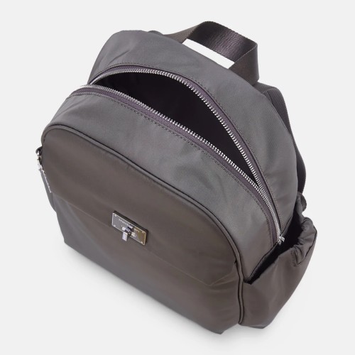 Hedgren HLBR04-104 Libra Balanced, Τσάντα Γυναικεία Backpack/Ωμοπλάτης, Πολυεστέρας, Γκρι