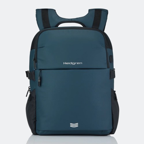 Hedgren HCOM05 706 RAIL, Σακίδια πλάτης, Ύφασμα, Μπλε