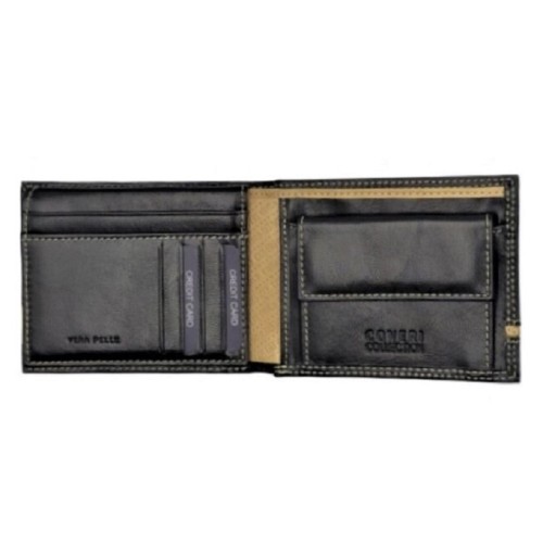 Coveri 1226292, Δέρμα, Μαύρο 