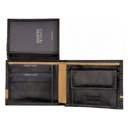 Coveri 1226292, Δέρμα, Μαύρο 