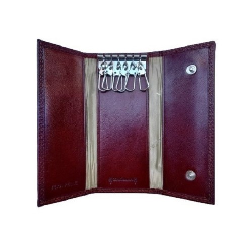 Valentini A987008, Κλειδοθήκη, Δέρμα, Κόκκινο 