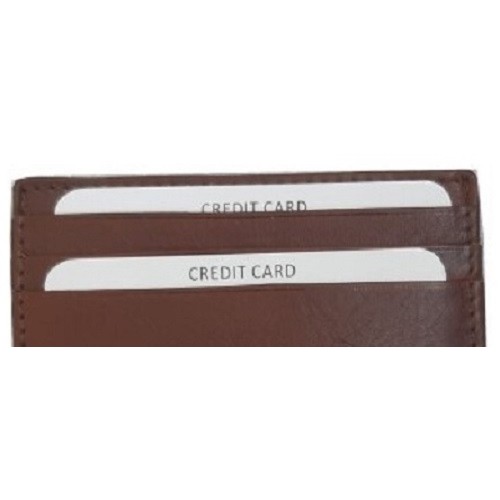 Hansson 6518, Καρτοθήκη, Δέρμα, Καφέ 