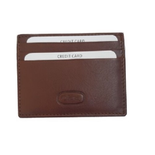 Hansson 6518, Καρτοθήκη, Δέρμα, Καφέ